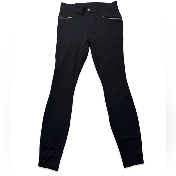 Athleta Black Ponte Moto 2.0 Pant Size 2 - Picture 4 of 7